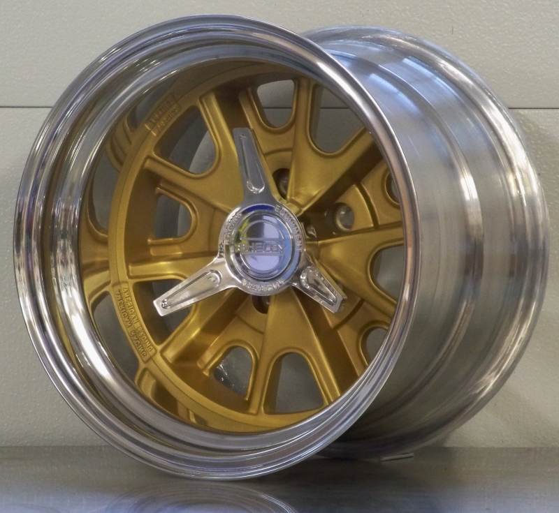 VN427 gold with spinners price shown per wheel.